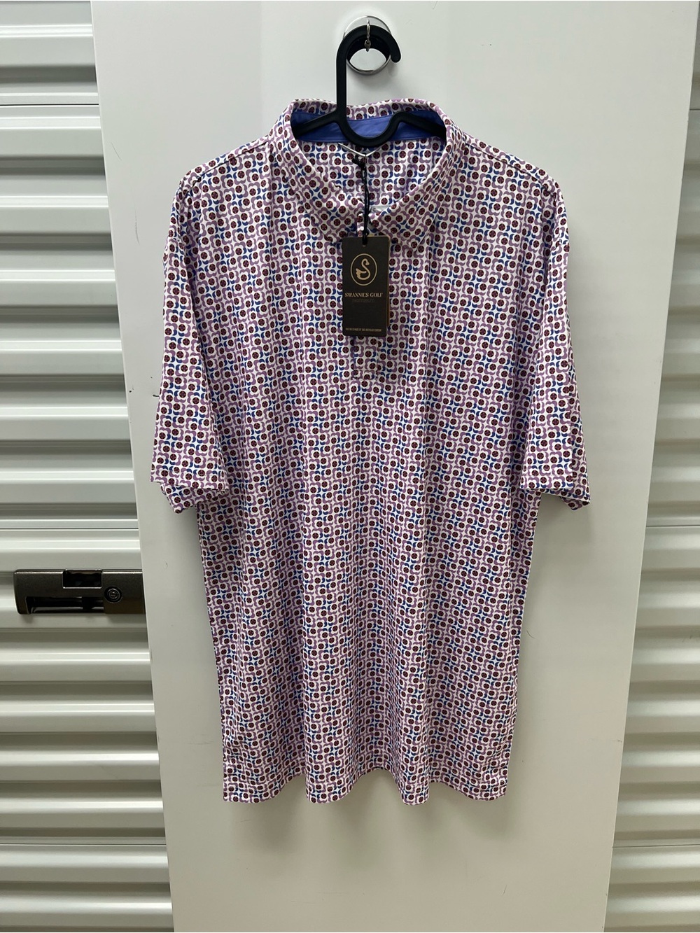 Swannies Geo Print Polo